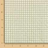 Cotton Seersucker Check Anise Green Check - Ribes y Casals