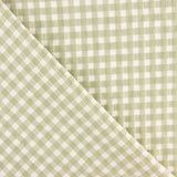 Cotton Seersucker Check Anise Green Check - Ribes y Casals