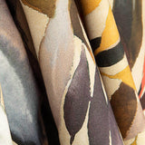 Terracotta Watercolour Jungle Print Cotton Canvas - Ribes y Casals
