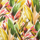Green and Mustard Watercolour Print Cotton Canvas - Ribes y Casals