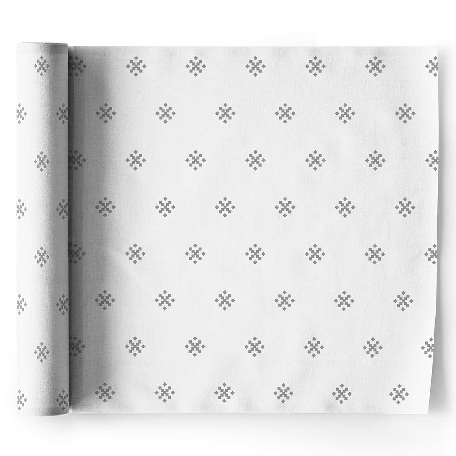Reusable Napkins Stars Silver 32x32cm - Ribes y Casals