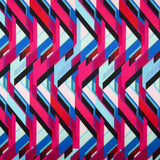 Satén Seda Natural Geométrico Vértigo - Ribes y Casals