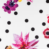 Stretch Floral Dots Fuchsia - Ribes y Casals