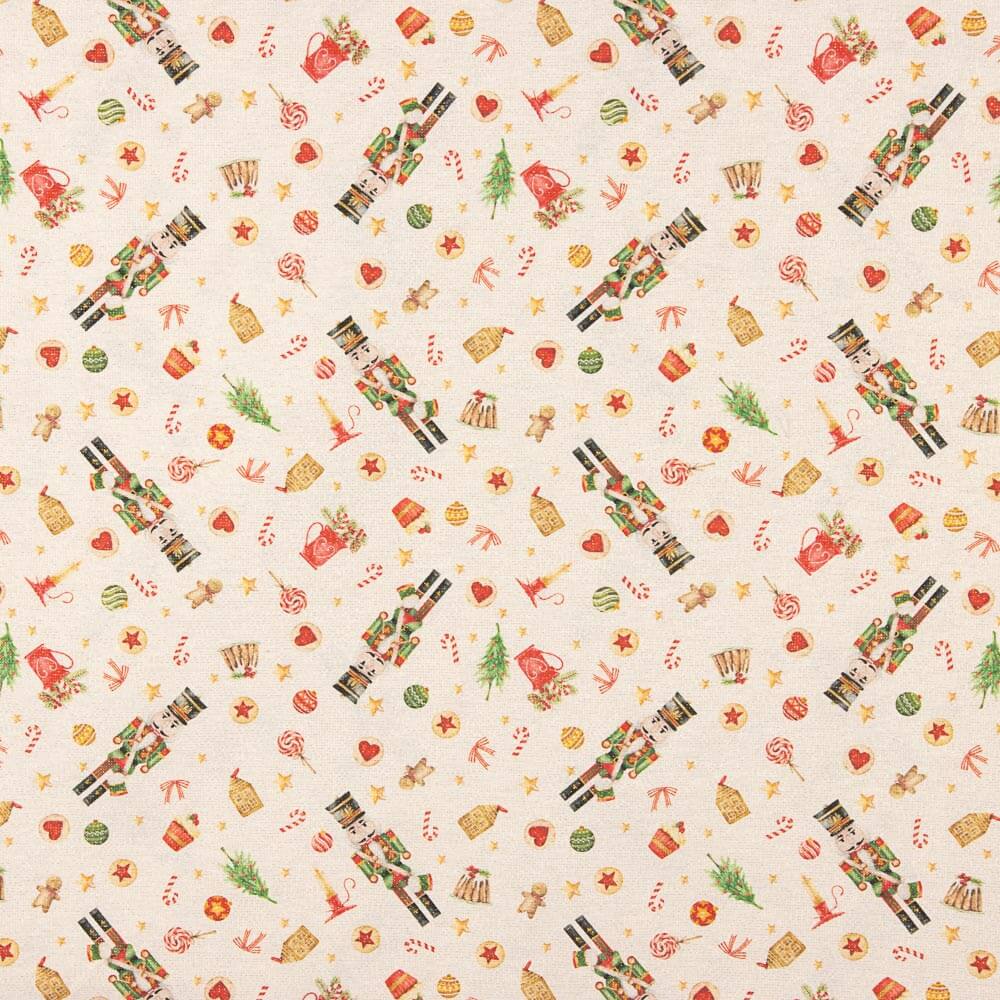 Loneta Lurex Navidad Cascanueces - Ribes y Casals