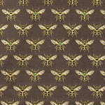 Gold Beige Jacquard Fabric - Ribes y Casals
