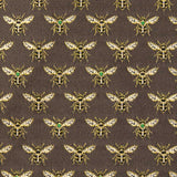 Gold Beige Jacquard Fabric - Ribes y Casals