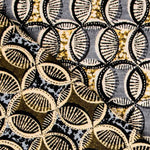 Jacquard Upholstery Yellow Circles - Ribes y Casals