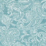 Turquoise Cashmere Jacquard Canvas - Ribes y Casals
