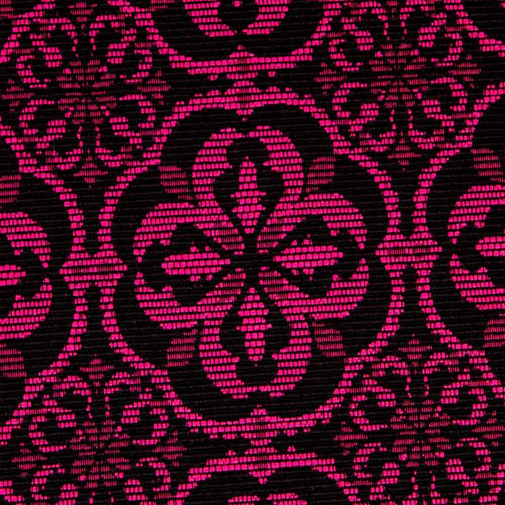 Jacquard Upholstery Flower Fuschia - Ribes y Casals
