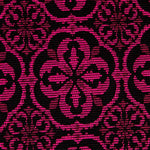 Jacquard Upholstery Flower Fuschia - Ribes y Casals