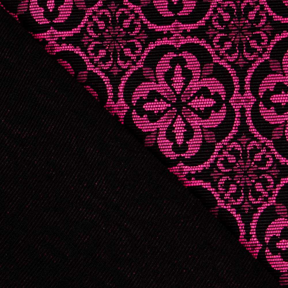 Jacquard Upholstery Flower Fuschia - Ribes y Casals