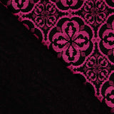 Jacquard Upholstery Flower Fuschia - Ribes y Casals