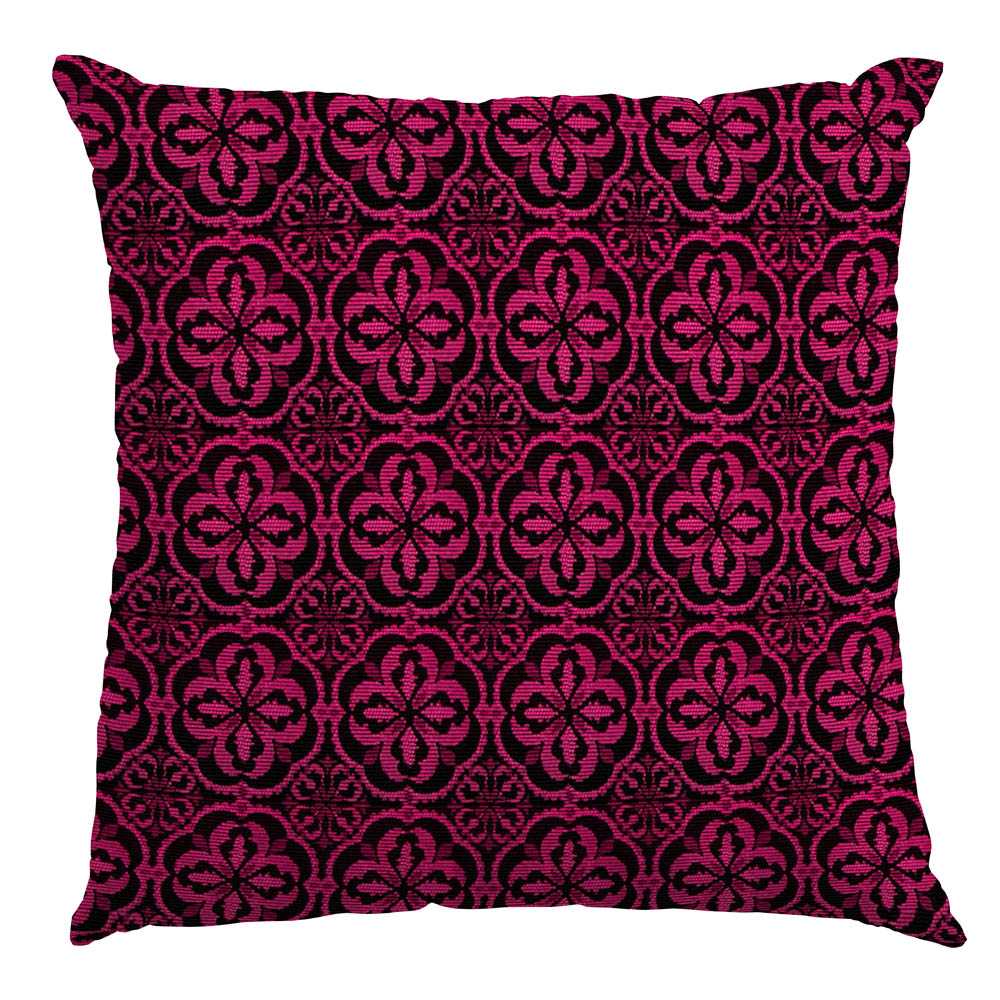 Jacquard Upholstery Flower Fuschia - Ribes y Casals