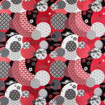 Jacquard Tapestry Japan Red - Ribes y Casals
