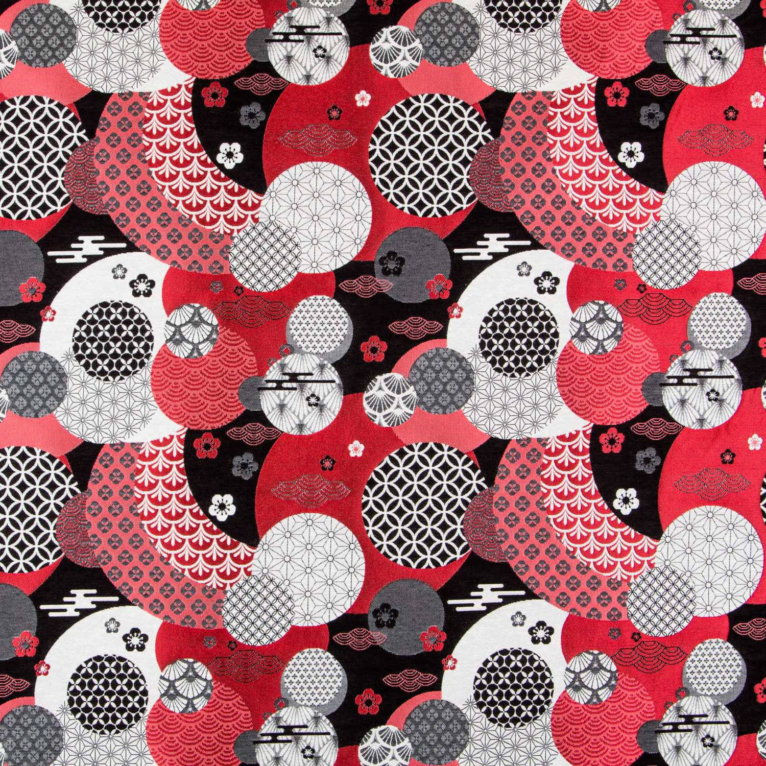 Jacquard Tapestry Japan Red - Ribes y Casals