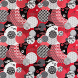 Jacquard Tapestry Japan Red - Ribes y Casals