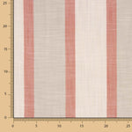 Red Jazo Striped Upholstery - Ribes y Casals