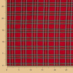 Red Tartan Polyester Taffeta - Ribes y Casals