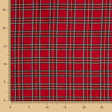 Red Tartan Polyester Taffeta - Ribes y Casals