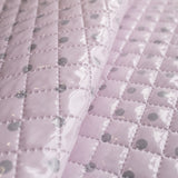 Fabric Quilted Glossy Dotted Pink - Ribes y Casals