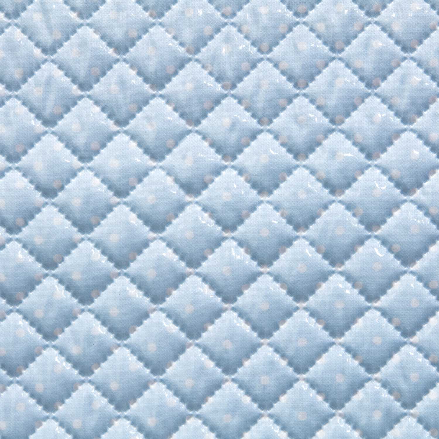 Quilted Fabric Sky Blue Dot - Ribes y Casals