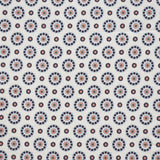Cotton Fabric Circle Print White Background - Ribes y Casals