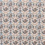 Printed Cotton Fabric White Flowers - Ribes y Casals