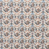 Printed Cotton Fabric White Flowers - Ribes y Casals