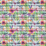 Cotton Fabric Multicolor Tropical Background - Ribes y Casals