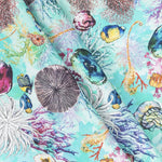 Cotton Fabric Ocean Green - Ribes y Casals