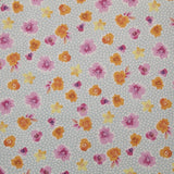 Organic Cotton Flower Dots White - Ribes y Casals