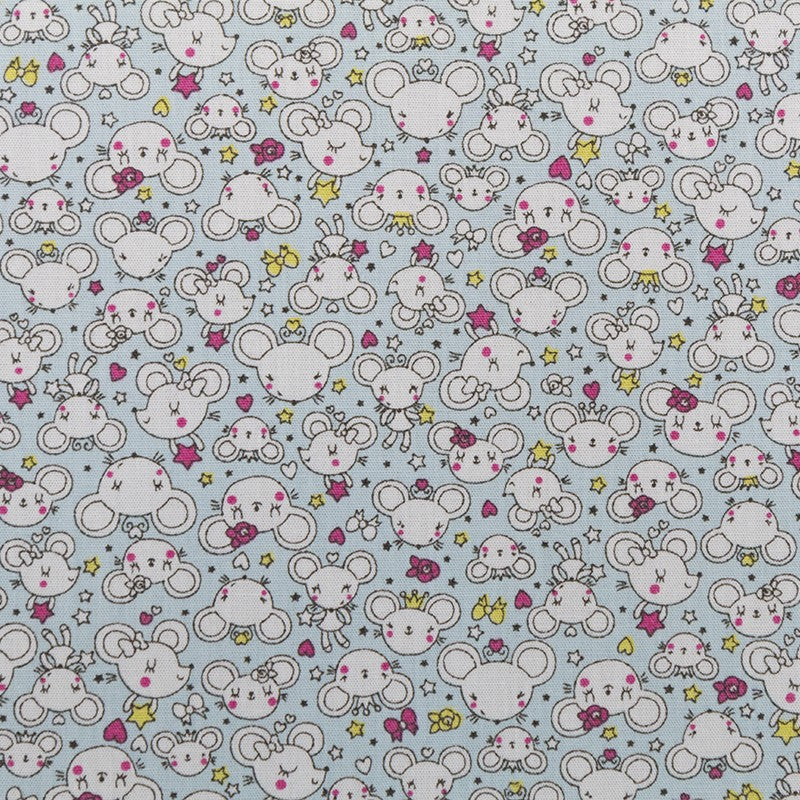 Organic Cotton Mouse Aqua - Ribes y Casals