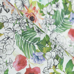 Cotton Fabric Spring White - Ribes y Casals