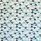 Cotton Printed Green Triangle - Ribes y Casals