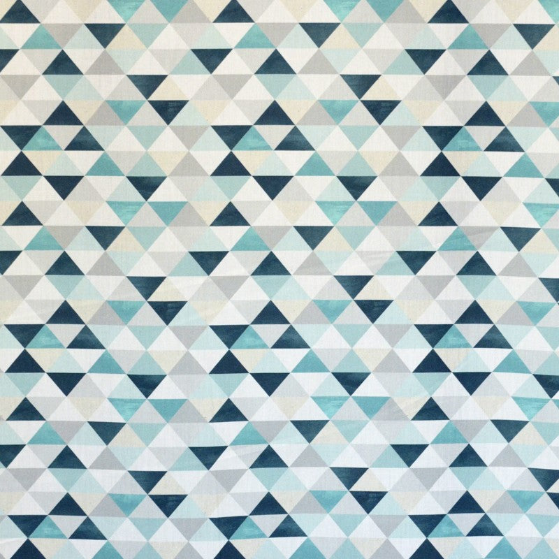 Cotton Printed Green Triangle - Ribes y Casals