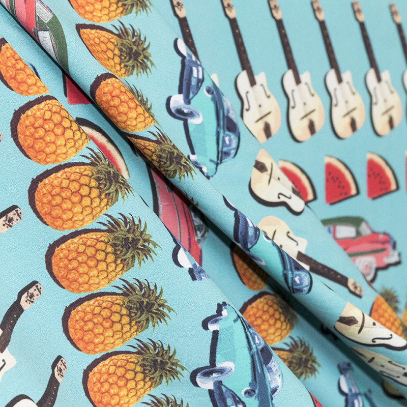 Swimming Suit Pineapple Turquoise - Ribes y Casals