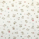 Baby Velvet Jersey Kitties Pink - Ribes y Casals