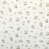 Baby Velvet Jersey Kitties Pink - Ribes y Casals