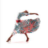 Bistretch Fabric Flamenco Coral - Ribes y Casals