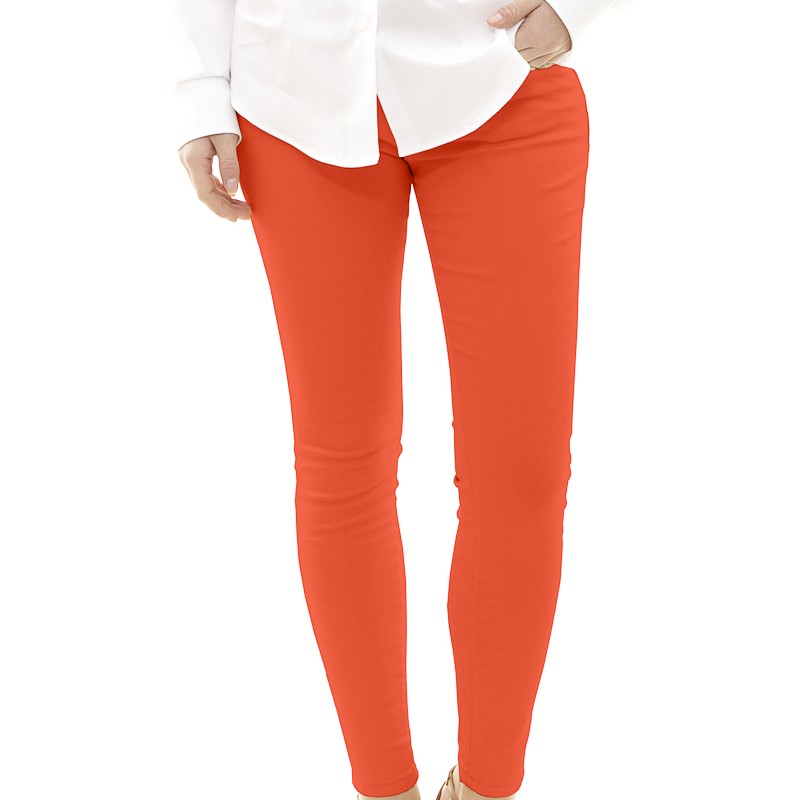 Stretch Twill Fabric Orange - Ribes y Casals