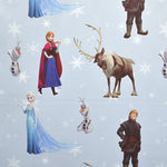 Frozen Black Out Fabric Blue Grey - Ribes y Casals