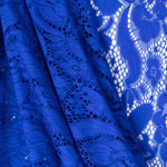 New Stretch Lace Electric Blue - Ribes y Casals
