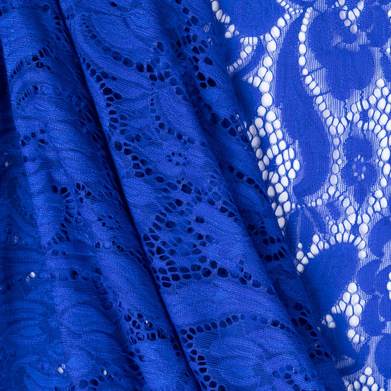 New Stretch Lace Electric Blue - Ribes y Casals