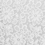 Stretch Lace Flower White - Ribes y Casals