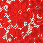 Stretch Lace Flower Red - Ribes y Casals