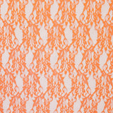 Elastic Lace Fabric Orange - Ribes y Casals
