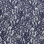 Lace New Reembroidered Navy Blue - Ribes y Casals