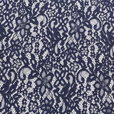 Lace New Reembroidered Navy Blue - Ribes y Casals