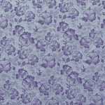 Brocade Fabric Metallic Flower Lilac - Ribes y Casals