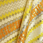 Brocade Fabric Arab Orange - Ribes y Casals